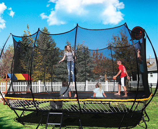 FREE JUMP: 14' Aluminum Springless Trampoline