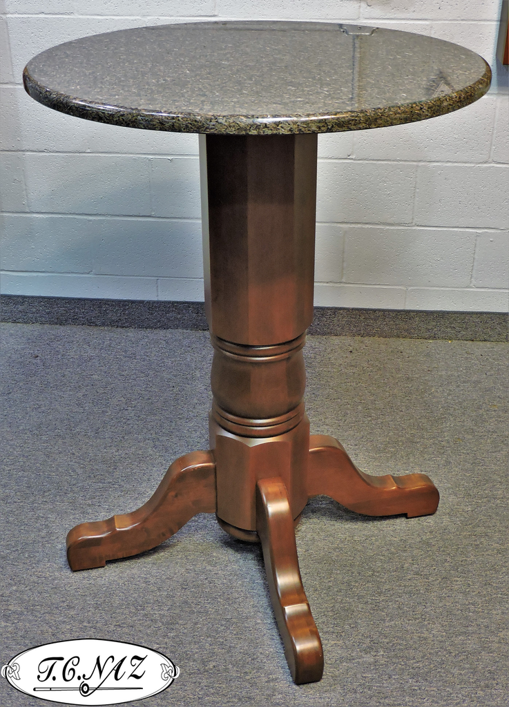 TCNAZ Granite top pub table Bullseyetcnaz