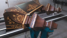 1880's Brilliant Novelty Antique Pool Table in Rosewood