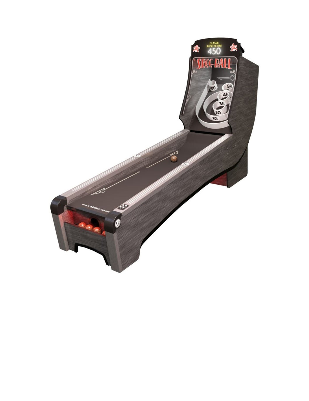Showroom Model (AS-IS) Home Arcade Premium Skee-Ball with Coal Cork