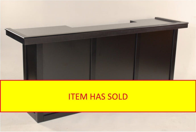 8' Black two tier Ultrafoil w/ TCNAZ Bar Rail (Showroom model)