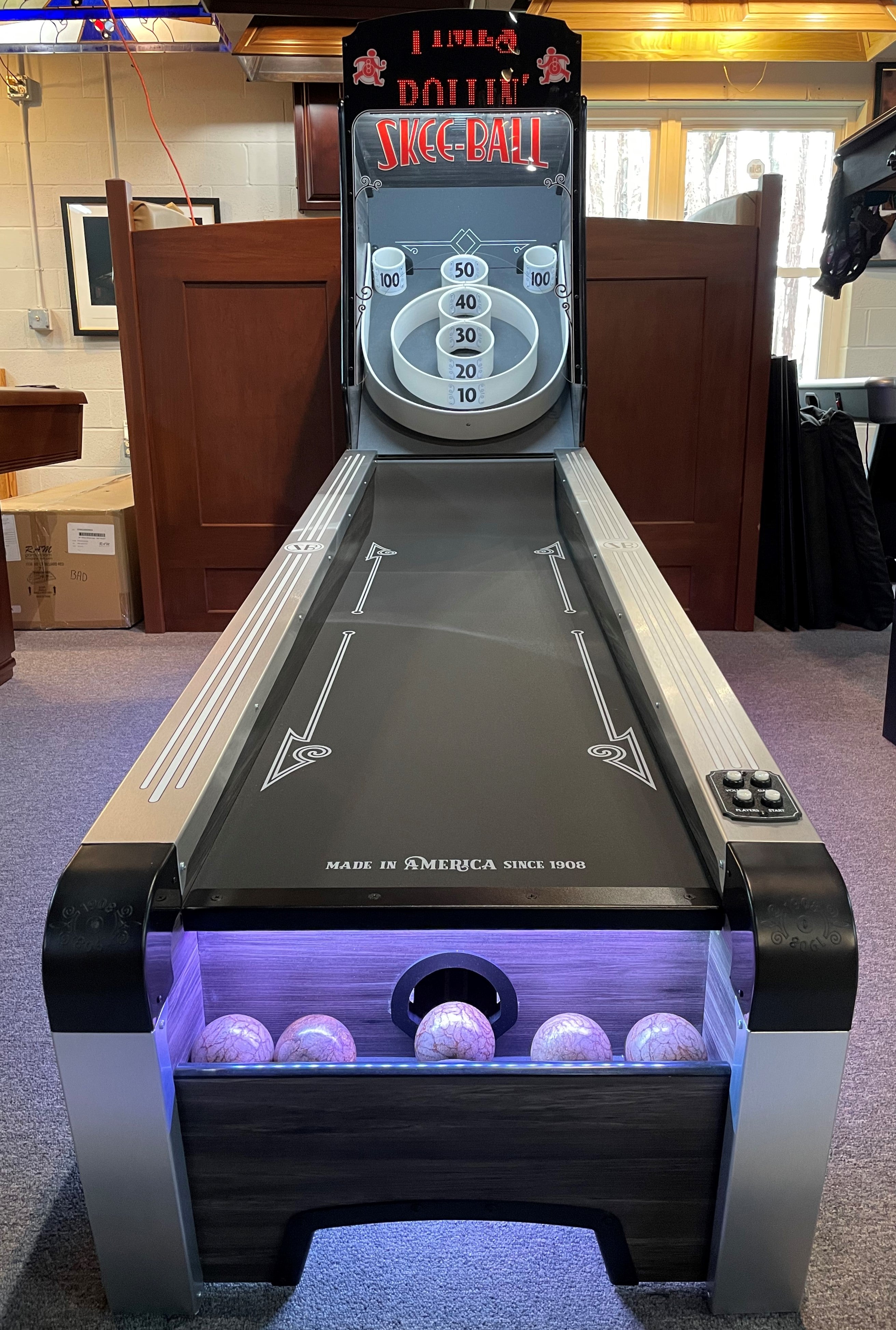 Last Remaining Showroom Model (AS-IS) Home Arcade Premium Skee-Ball with Coal Cork Setup & Delivery FREE