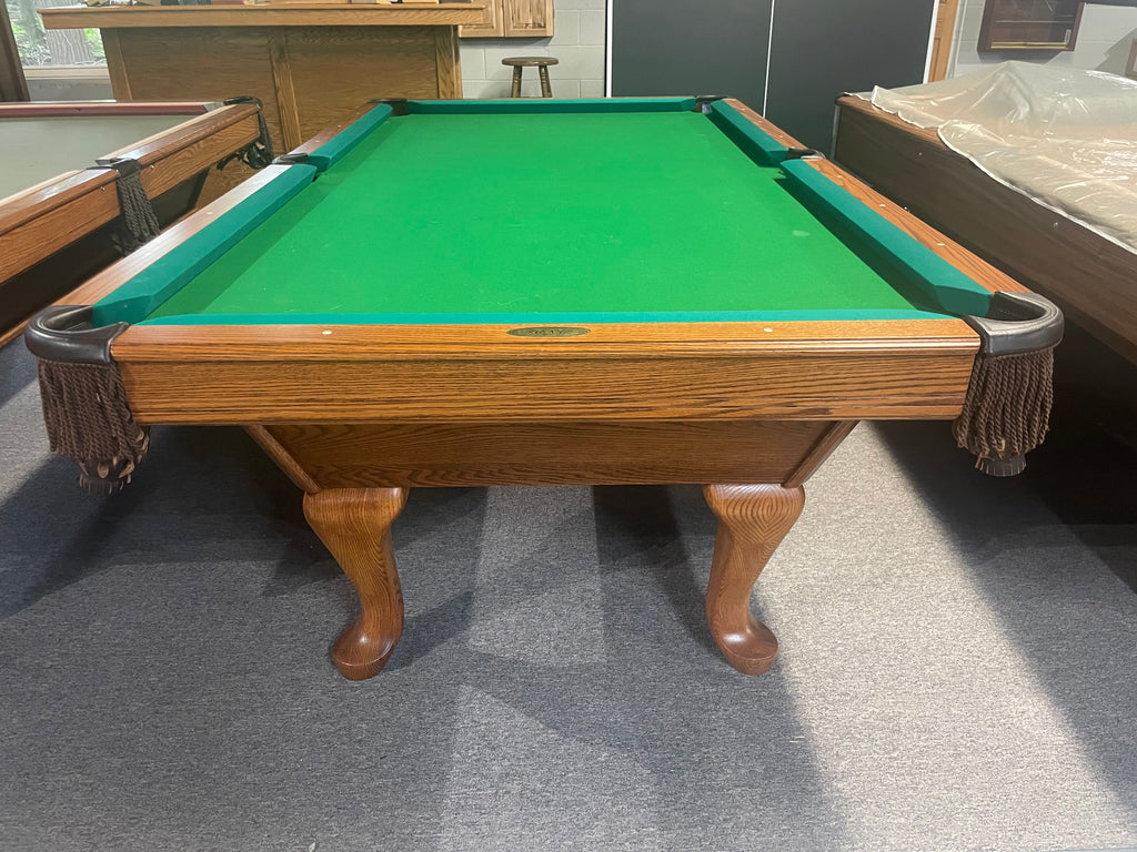 8ft TC NAZ solid oak pool table