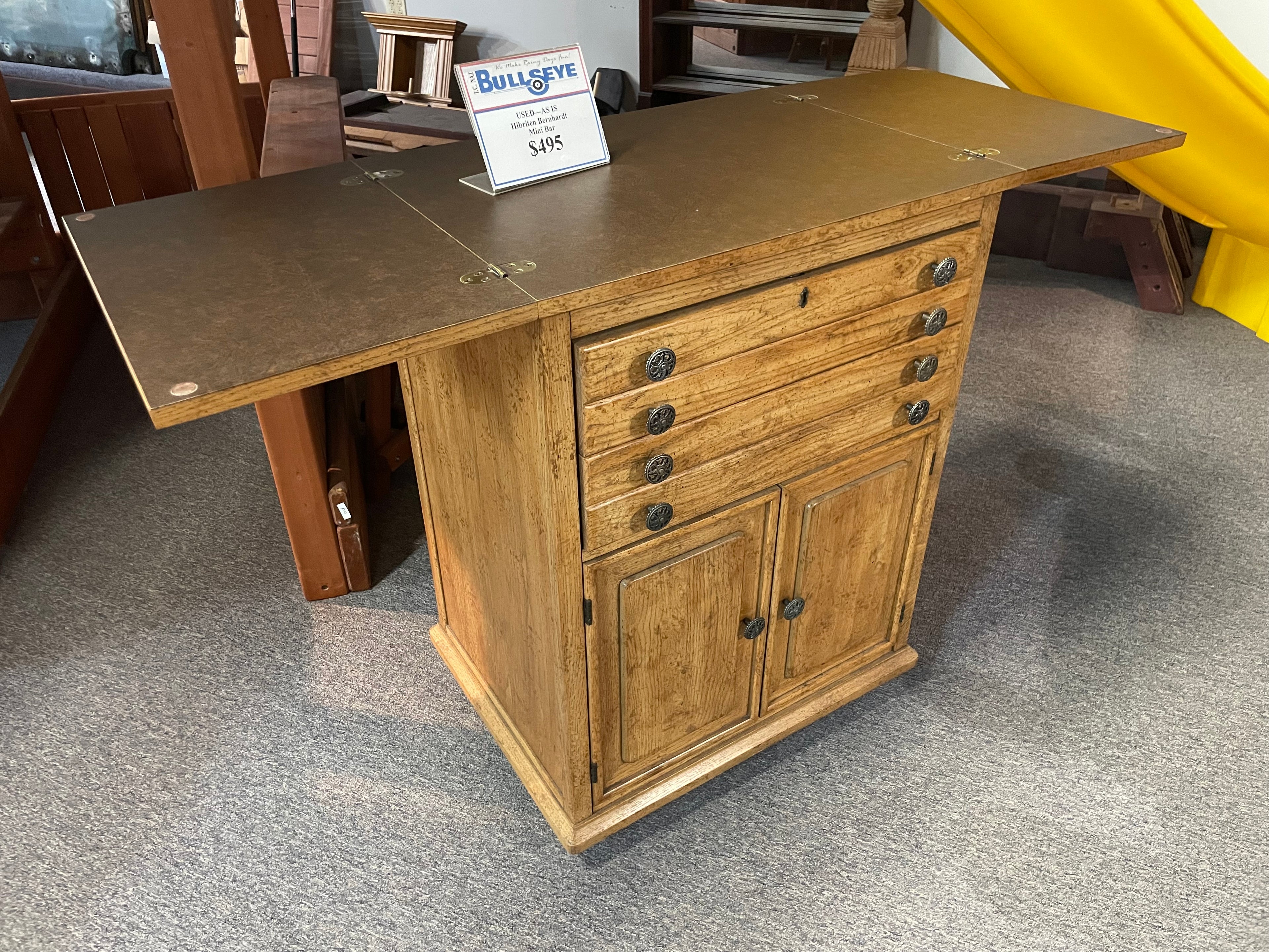 Used AS-IS Hibriten Bernhardt Mini Bar