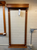 Brunswick 8 cue wall rack