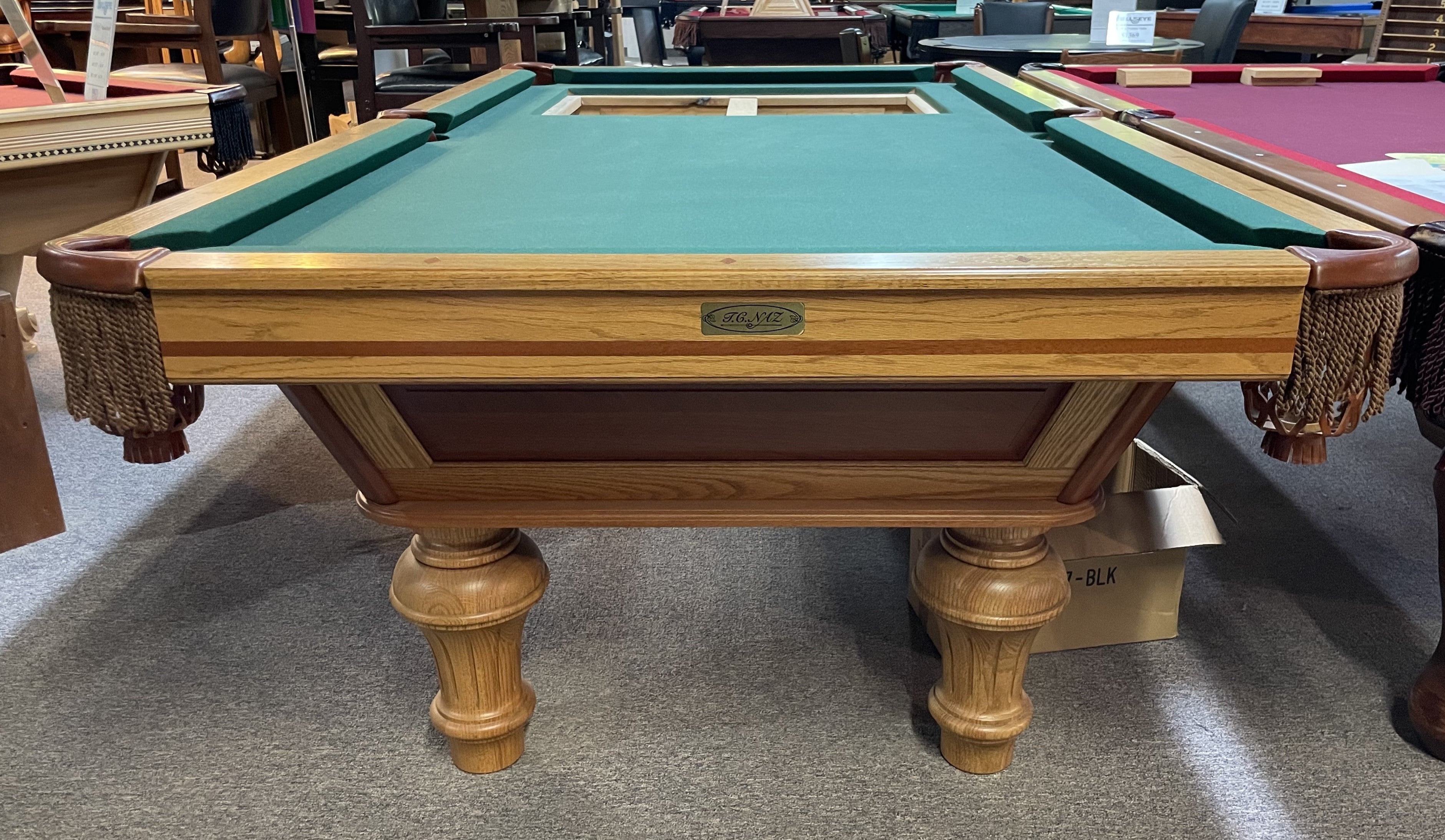 "The Prestige" Raised Panel Bar & Raised Panel Pool Table Showroom models AS-IS