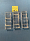 Clear poker chip trays