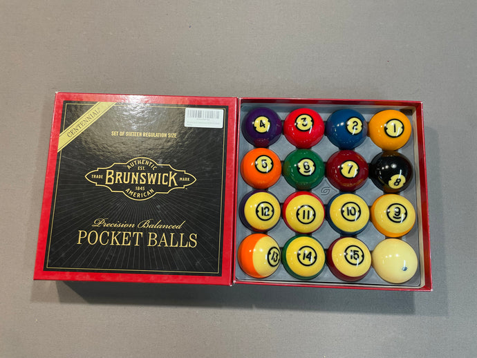 Brunswick Centennial Pool Balls
