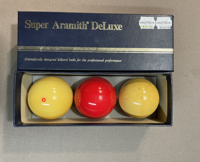 Aramith DeLuxe Carom pool balls used AS-IS