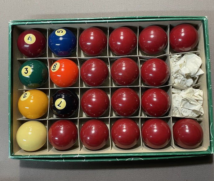 Aramith 2 1/8 Numbered Snooker Ball Set