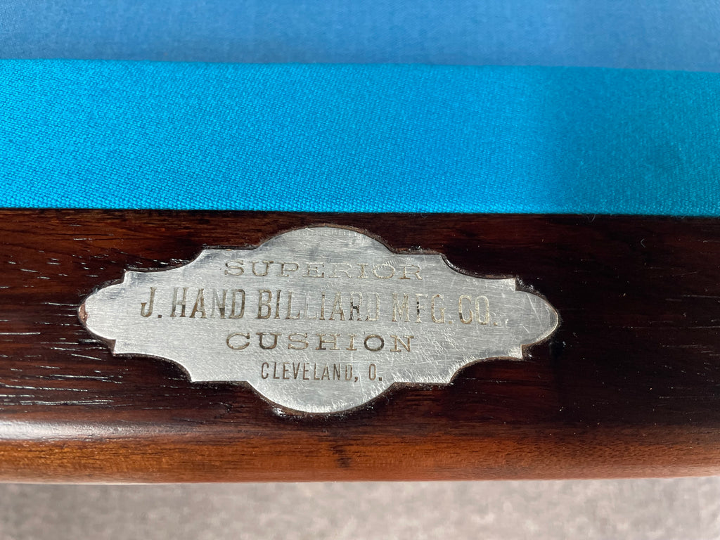 Restoration of a beautiful 1880's Jewel pool table. Read the story of this antique table