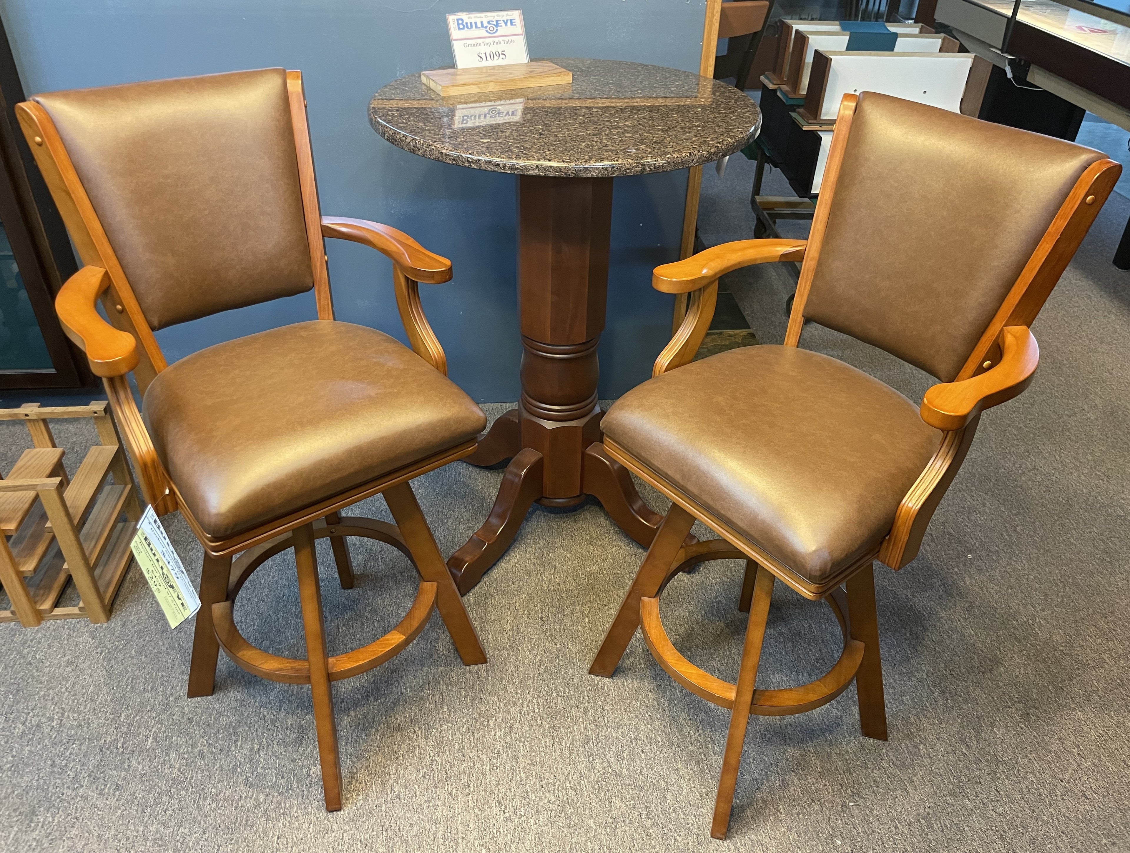 2 Remaining! - BSTL2 - Backed Bar Stool With Arms