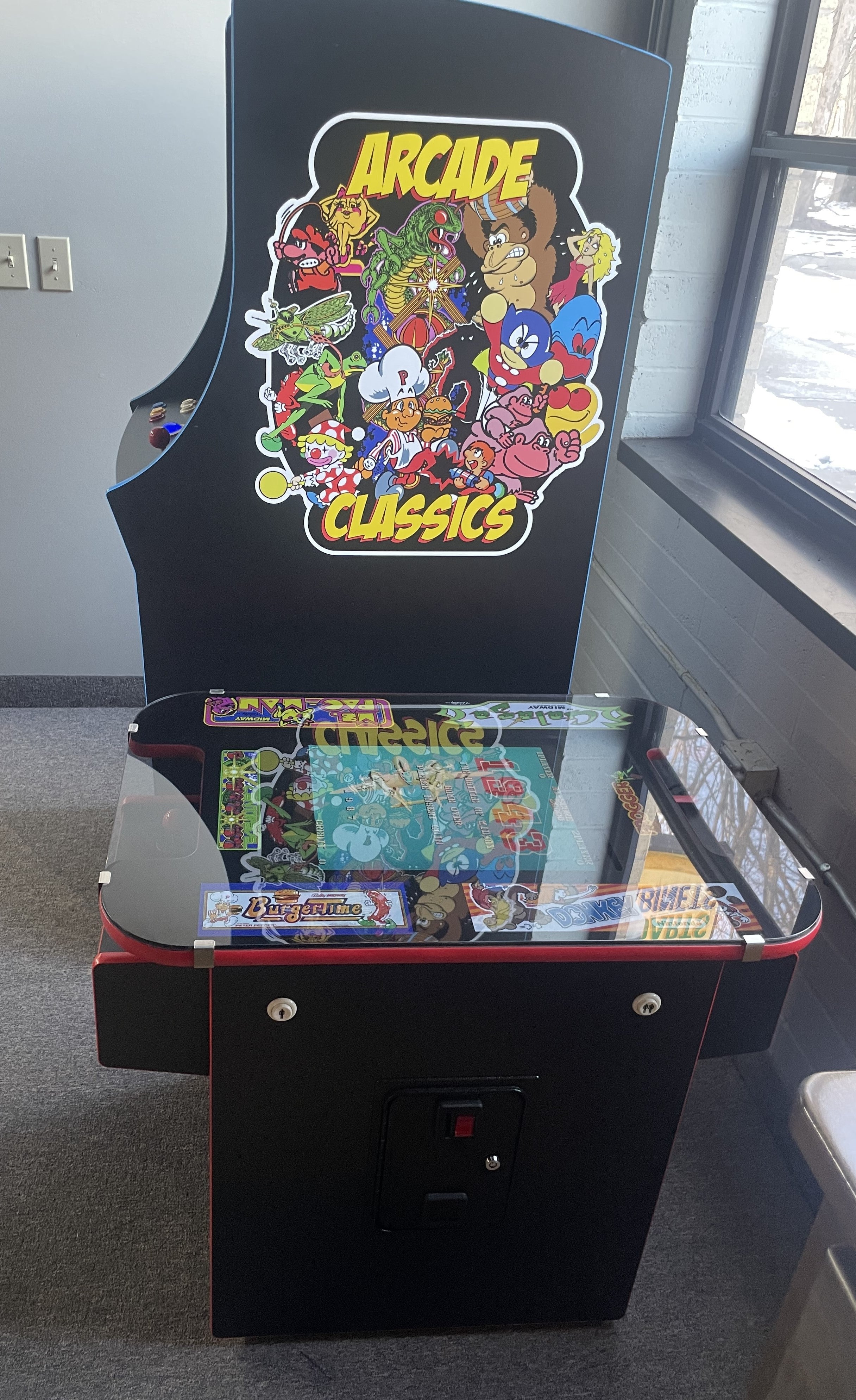 Last Pacman Cocktail Table Video Arcade Game - Showroom model AS-IS