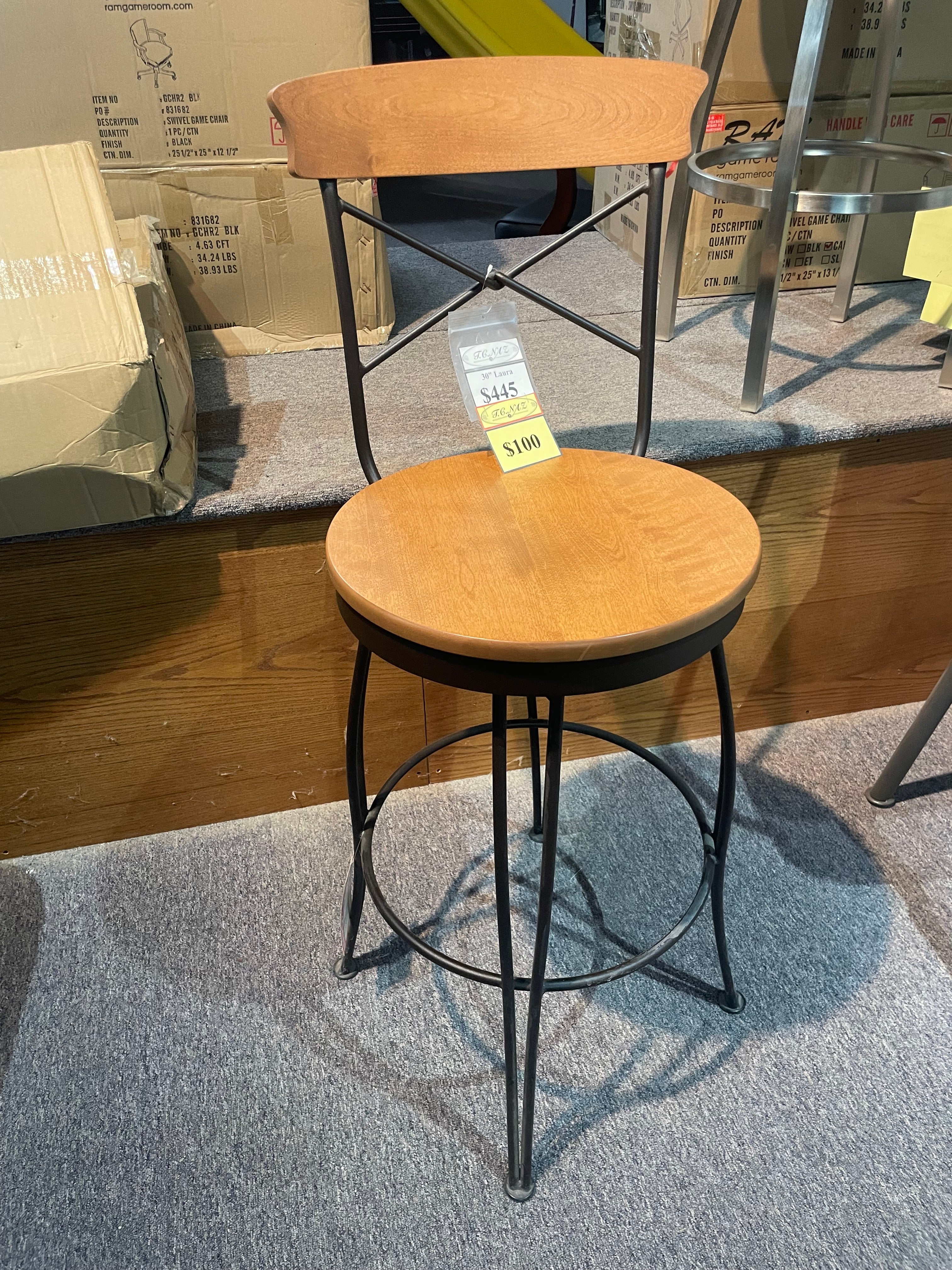 1 Remaining - 30" Laura Trica chair