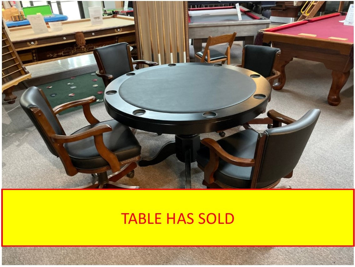 50% OFF RAM 48" 2 in 1 Game Table & 4 Swivel Game Chair combo