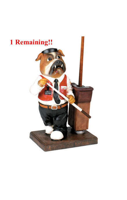 Bulldog Pool Cue Holder