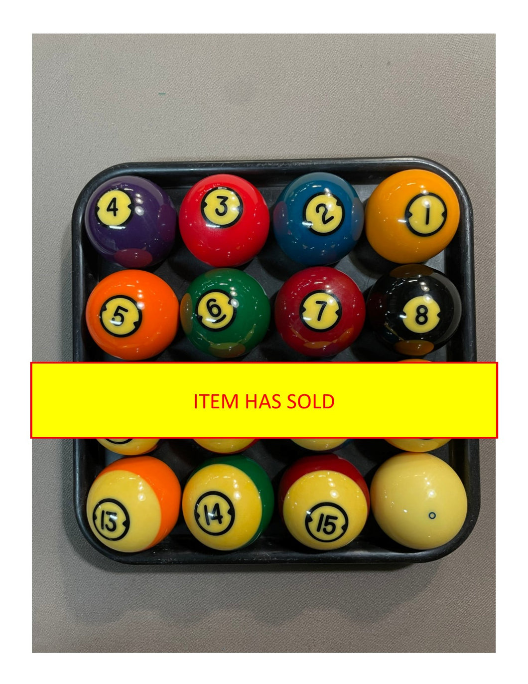 Brunswick Centennial Pool Balls