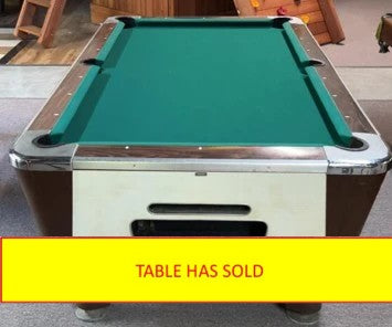 7ft Valley Coin Operated Pool Table