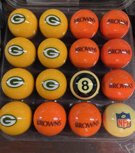 NFL Logo Pool Balls