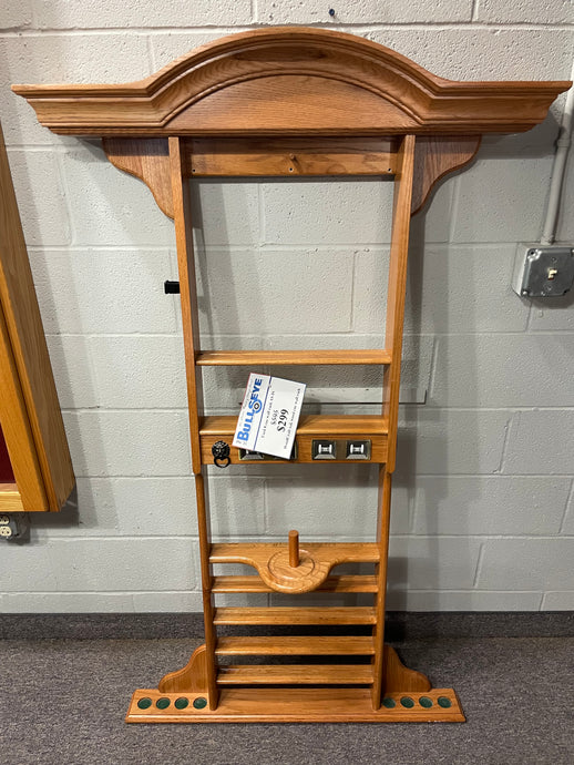 Used AS-IS Legacy classic wall cue rack