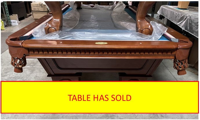 8ft Cleveland Billiards pool table