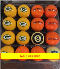 NFL Logo Pool Balls