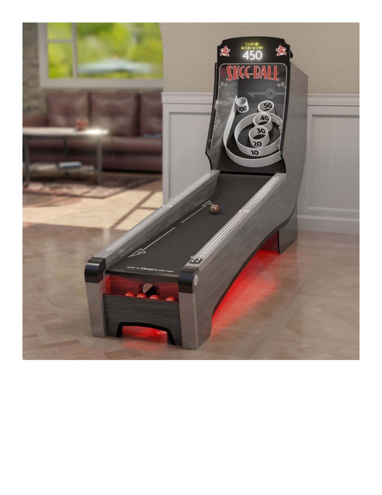 Last Remaining Showroom Model (AS-IS) Home Arcade Premium Skee-Ball with Coal Cork Setup & Delivery FREE
