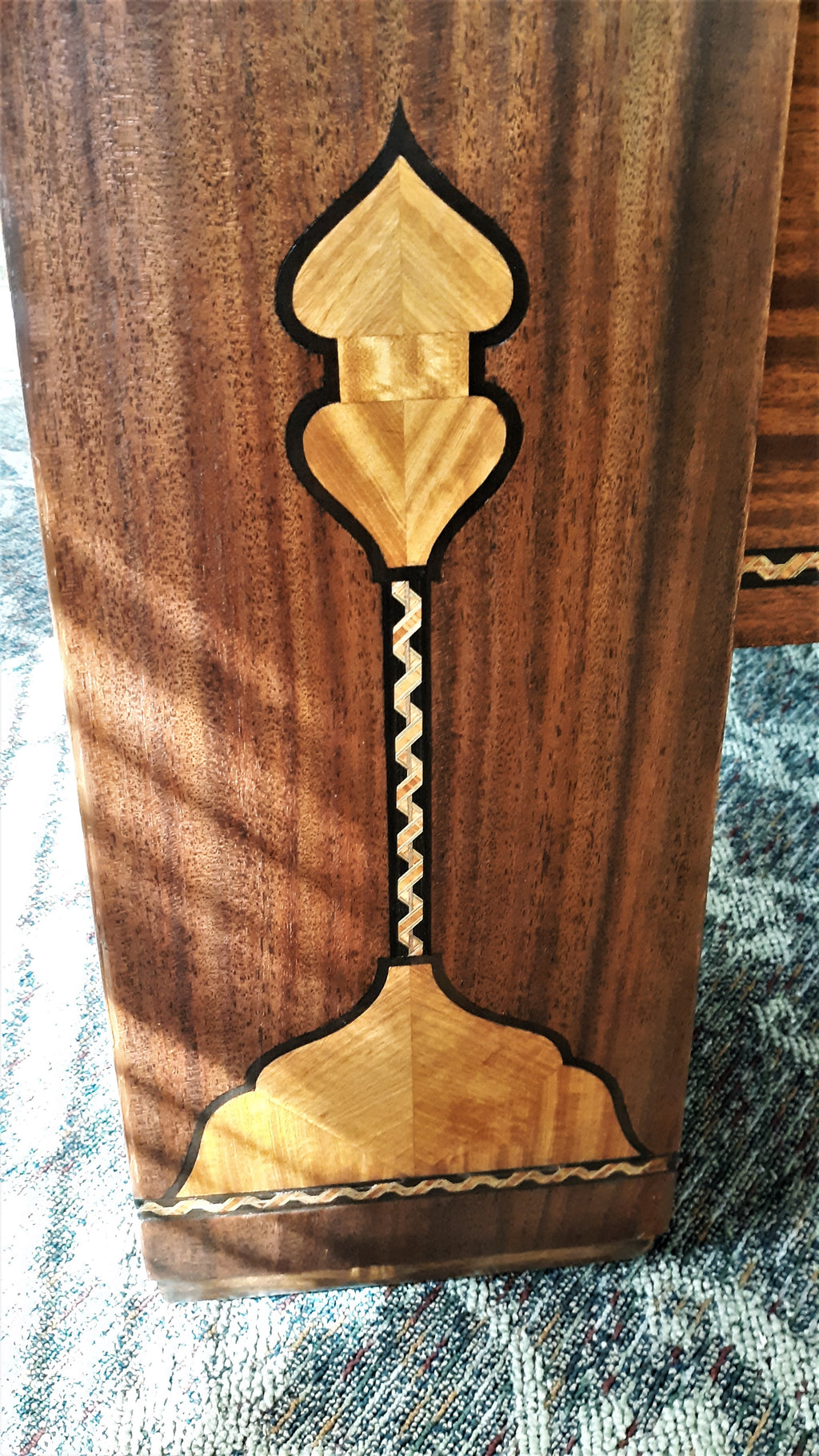 Converting a 1928 royal mahogany snooker rail to a pool table rail