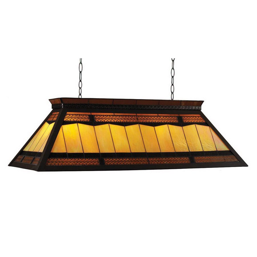 The "Filigree" billiard light by Ram