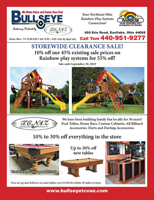 55% off Rainbow Play Systems Up to 30% off all store merchandise