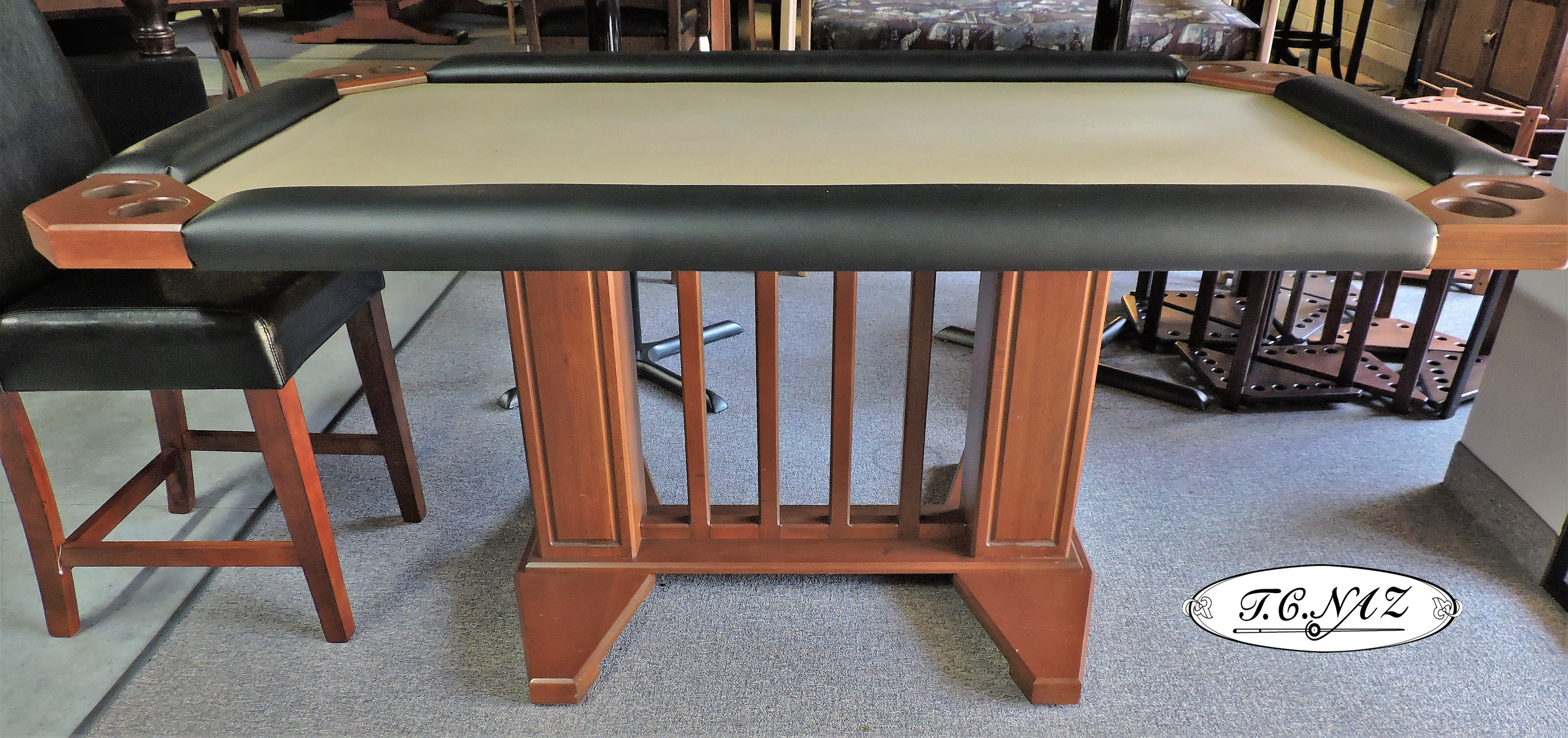 TCNAZ 6' Mission poker/gaming Table Showroom model AS-IS