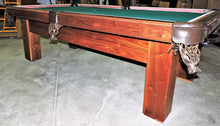 Our TCNAZ solid walnut  "Cooper" billiard table.