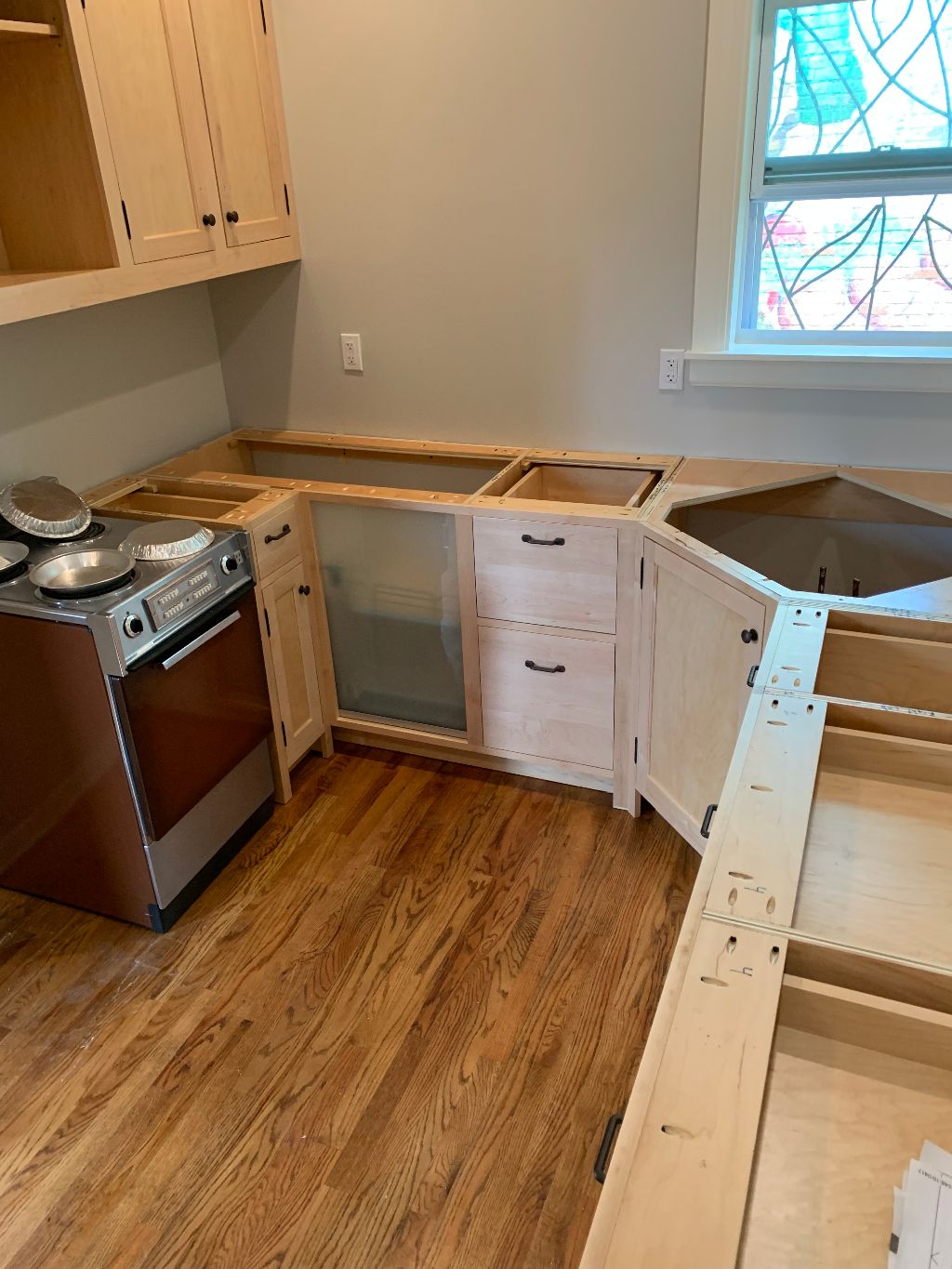 Kitchen cabinets that we did as a special