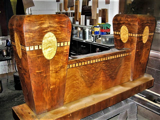 Antique table refurbishing