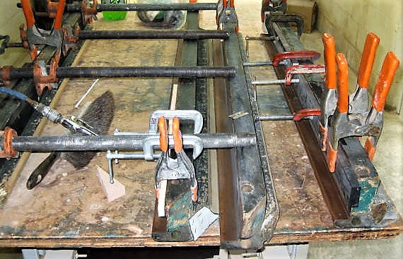 Antique table refurbishing