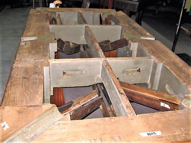 Antique table refurbishing