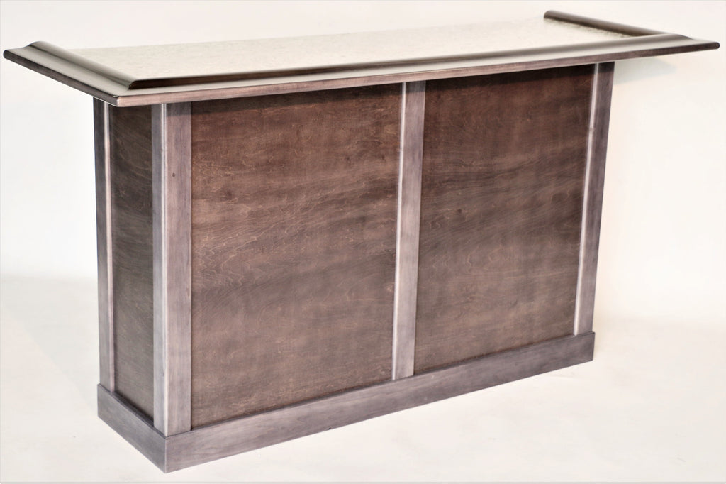 6' Home Bar w/ our own TCNAZ Grey stain. (Showroom model)
