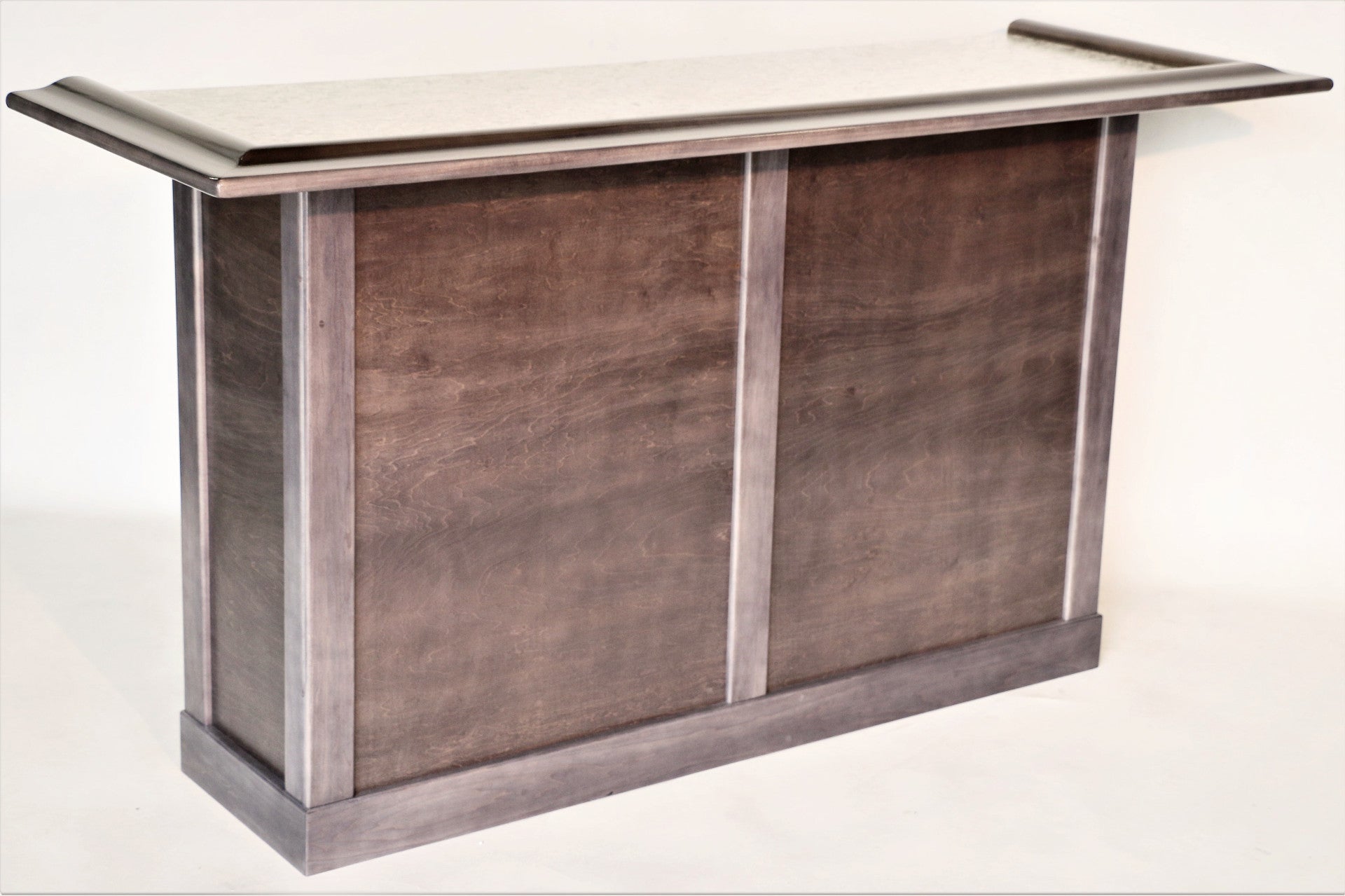 6' Home Bar w/ our own TCNAZ Grey stain. (Showroom model)