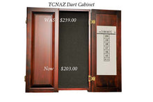 15% off all of our TCNAZ custom dart and billiard cabinets.