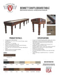Bennett Shuffleboard Table