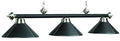 Billiard table lights-LTHR BLK