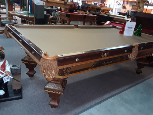 1880's Brilliant Novelty Antique Pool Table in Rosewood