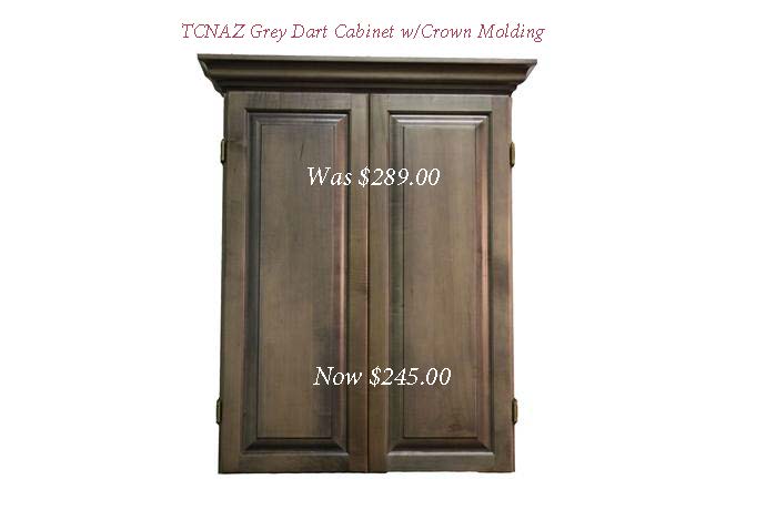 15% off all of our TCNAZ custom dart and billiard cabinets.