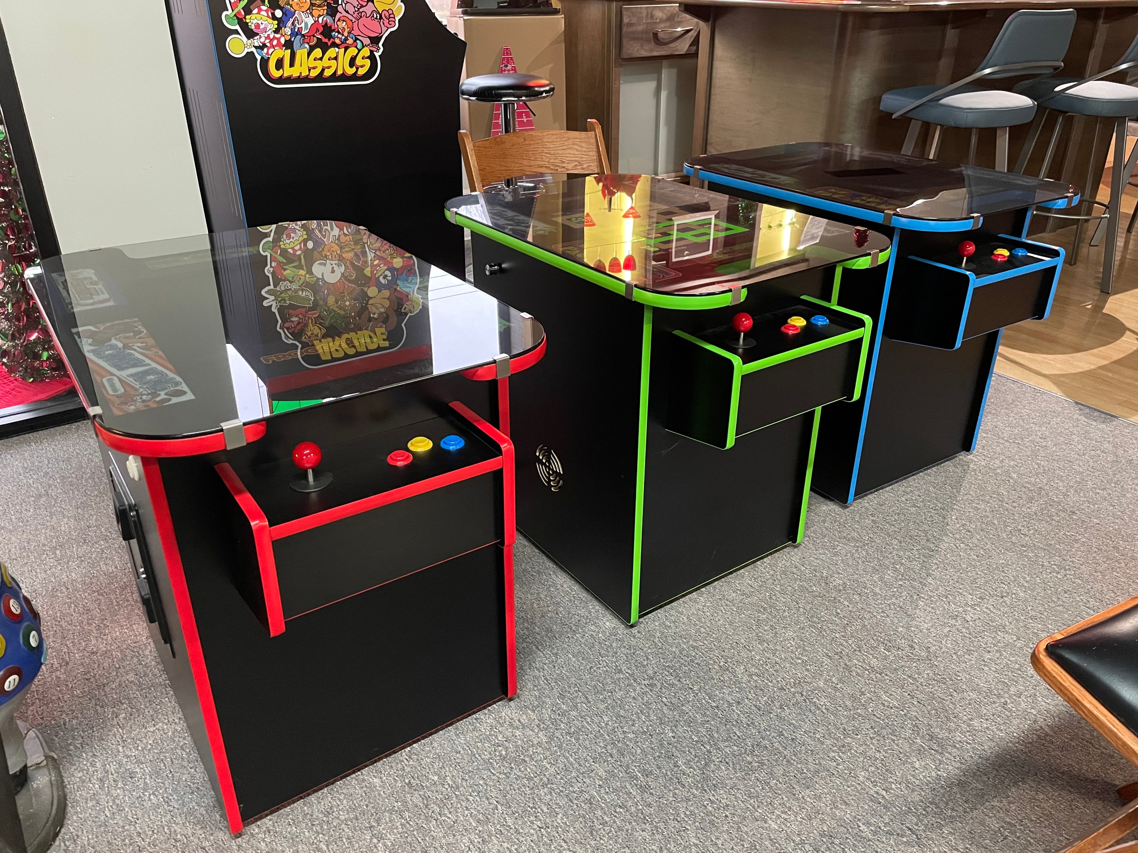 Last Pacman Cocktail Table Video Arcade Game - Showroom model AS-IS