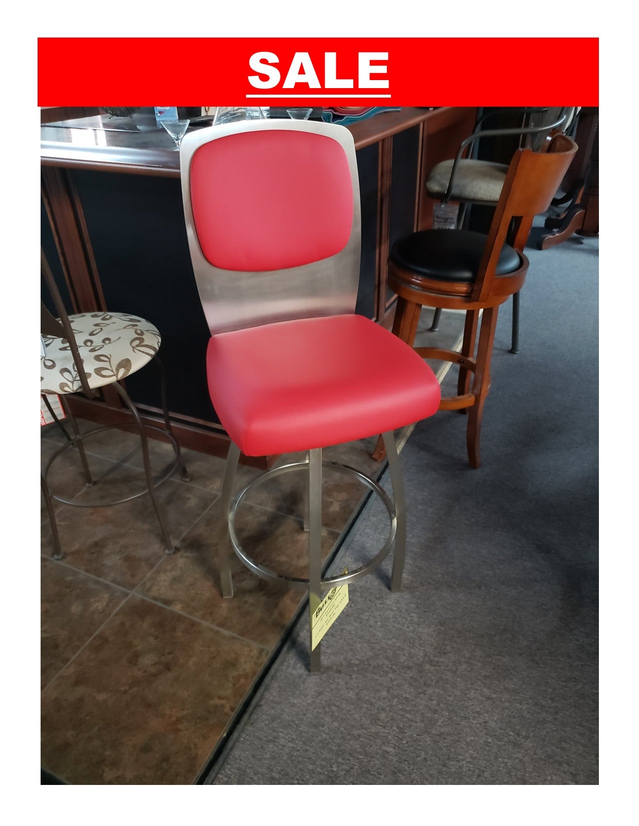 1 Remaining! - 30" Calvin Swivel Bar Stool